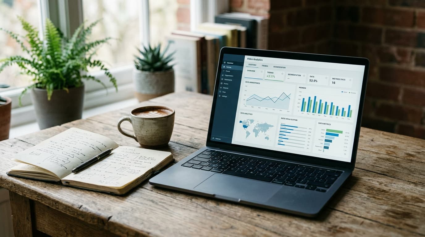 Performance dashboard showing revision rates, delivery times, and team utilization