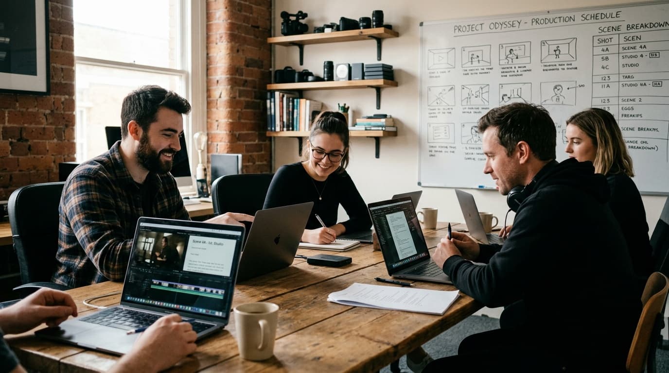 An agency team planning a phased migration between video production tools